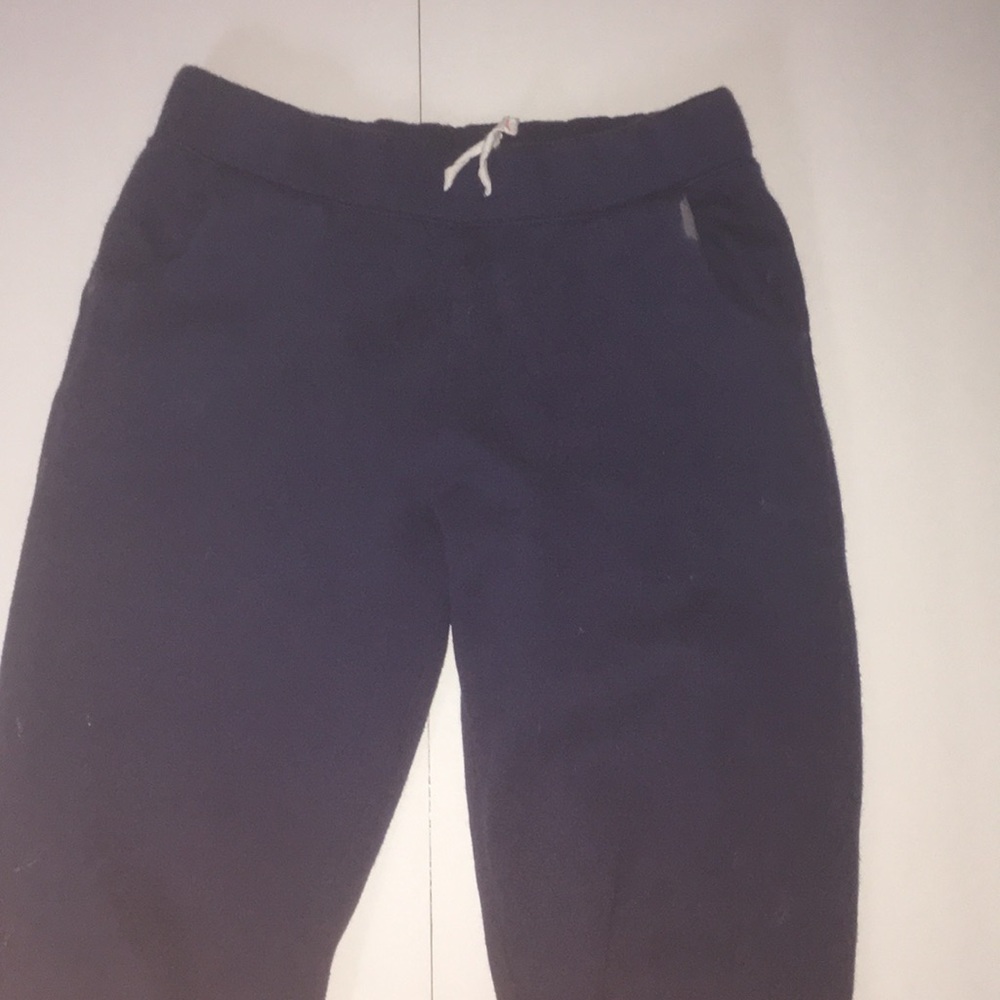 Blue sweatpants